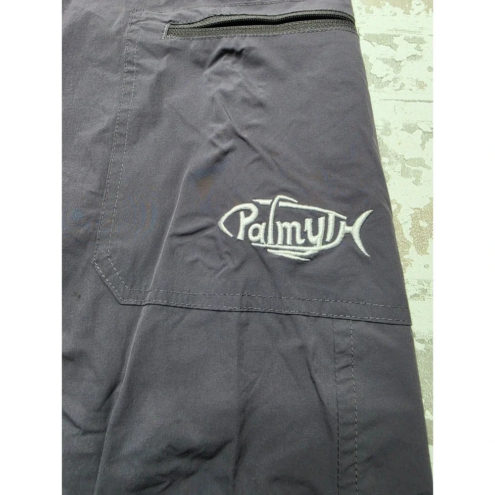 Palmyth Black Cargo Fishing Shorts Men's XL